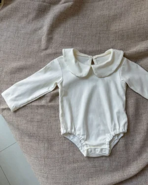 Classic collar bodysuit