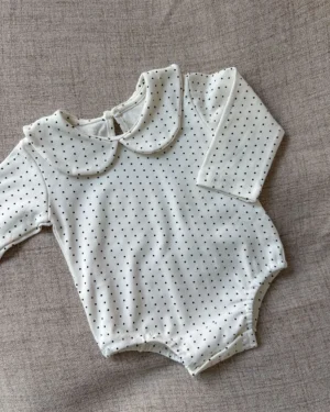 Mini Dot Collar Bodysuit