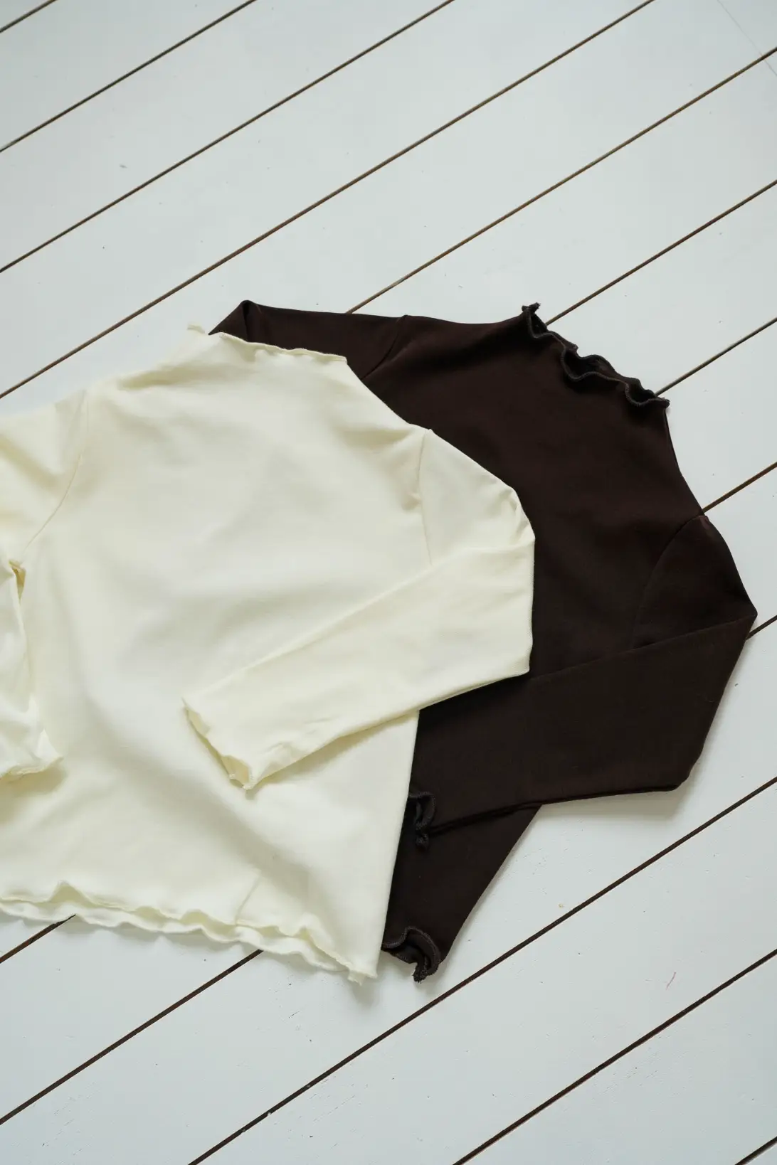 Basic cotton turtleneck for toddlers