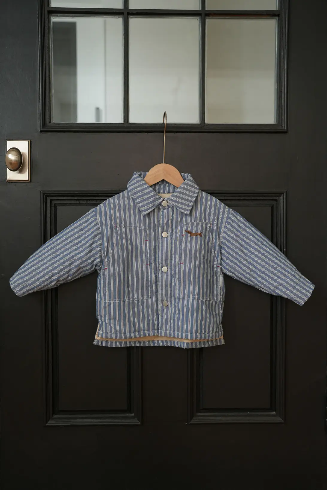 Sailor Puppy blue striped jacket for toddlers