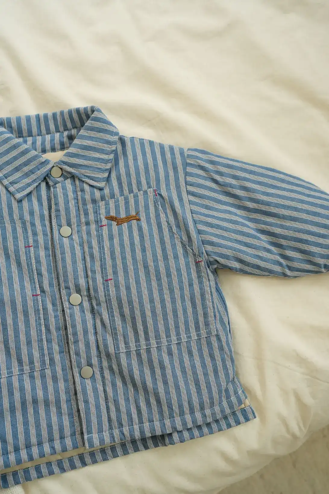 blue striped jacket for toddlers