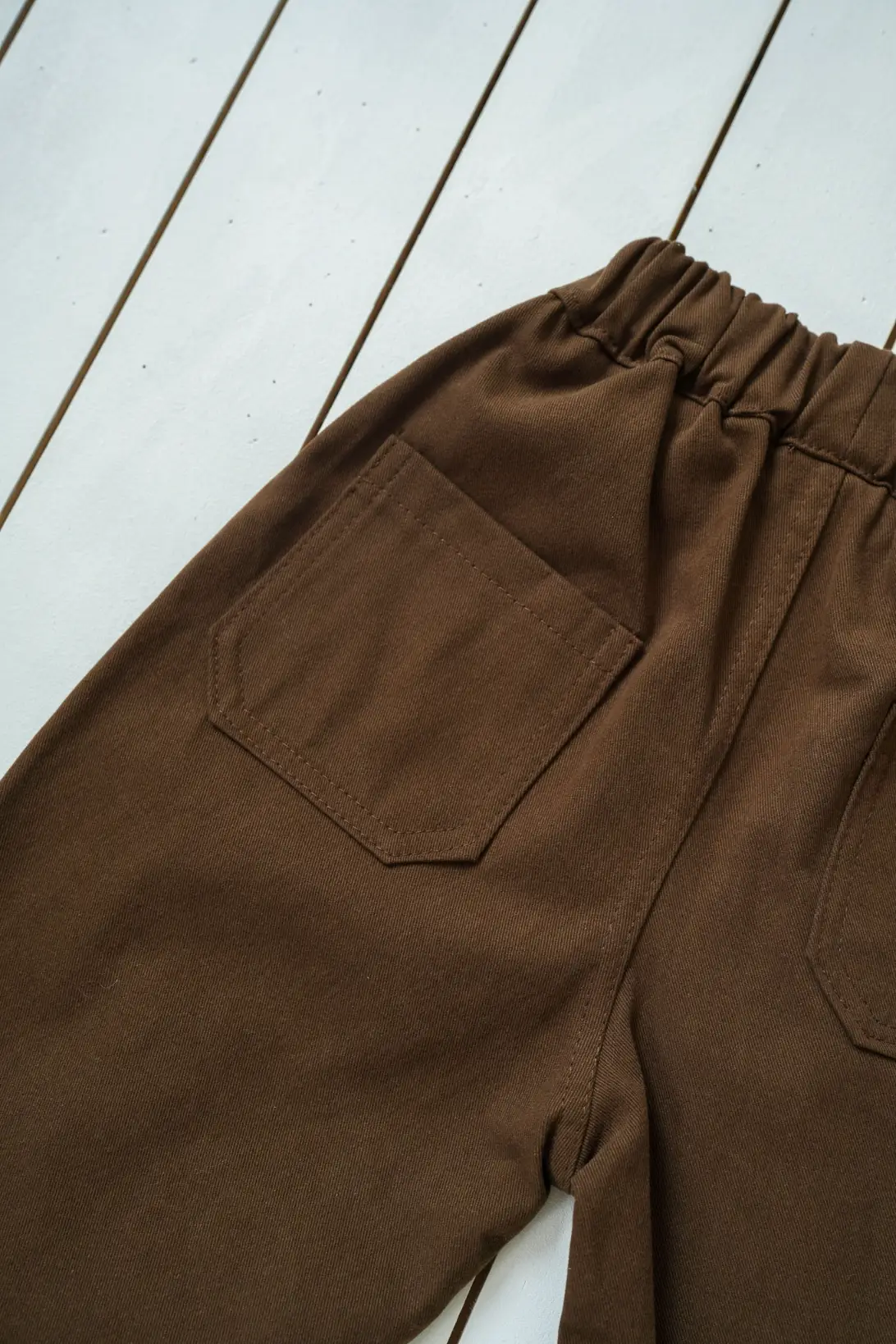 Brown toddler trousers for autumn