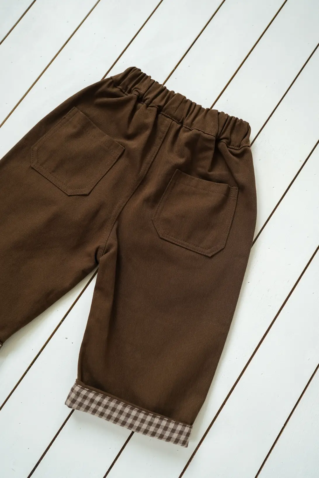 Brown toddler trousers for autumn