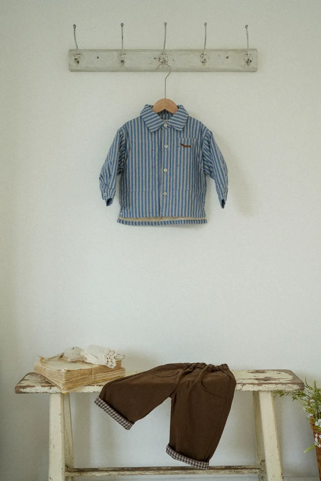 Sailor Puppy blue striped jacket for toddlers