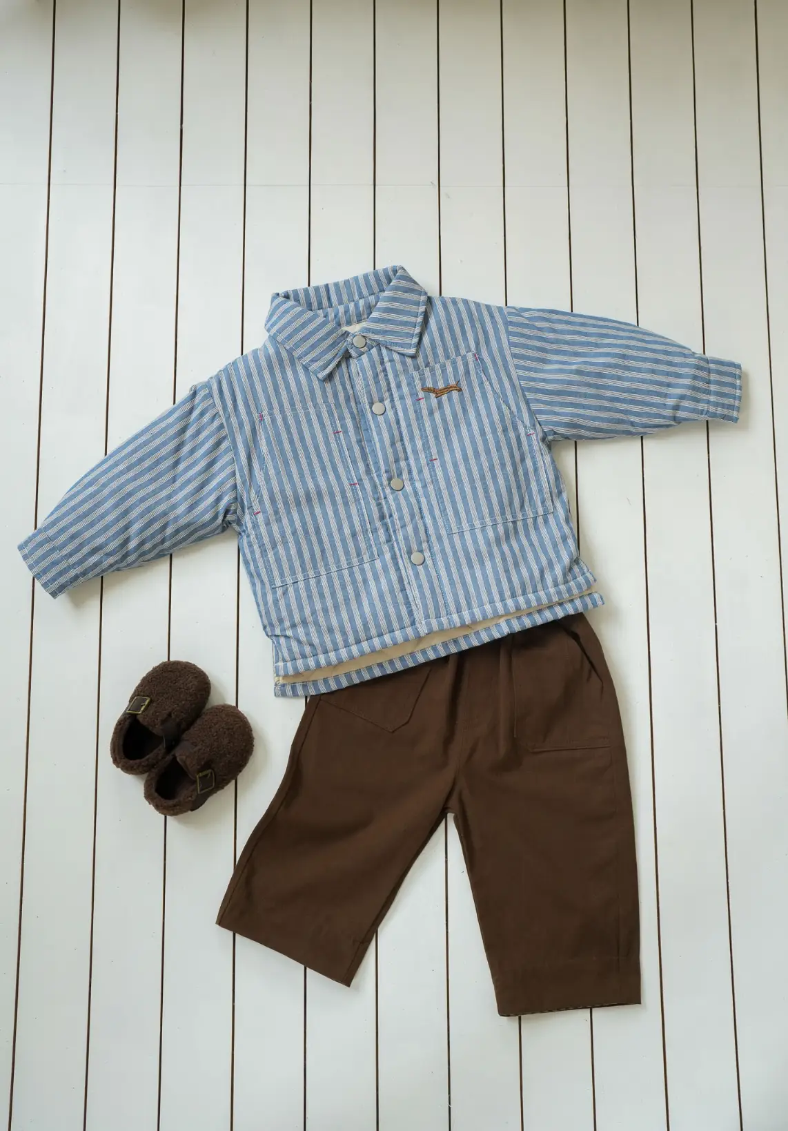 Sailor Puppy blue striped jacket for toddlers