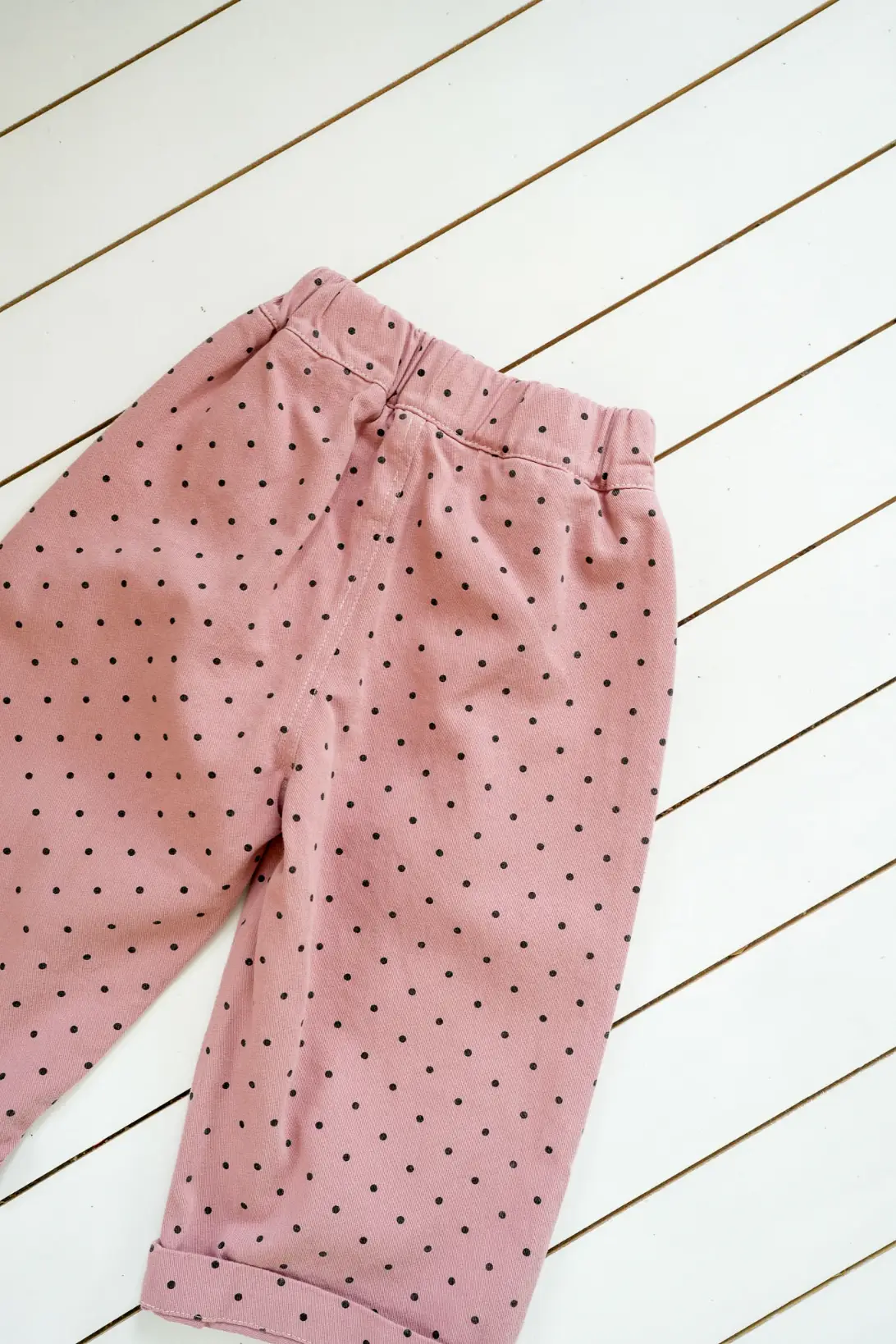 Pink Freckles Pants elasticated waist and pocket detail