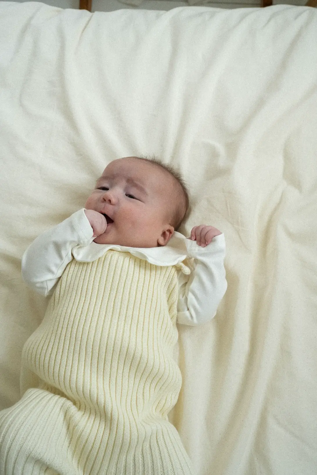Little Dream 100% cotton knitted baby romper