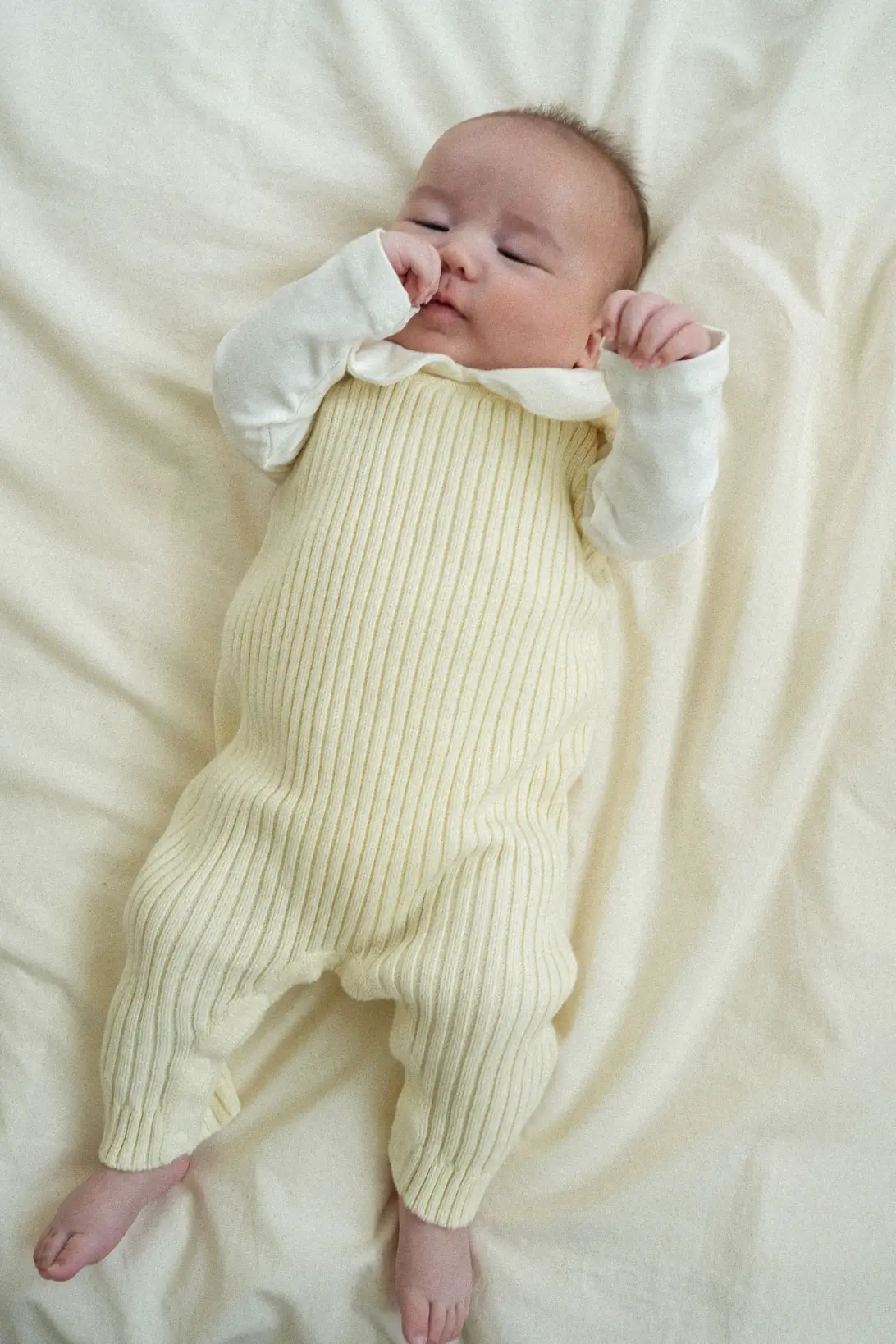 Little Dream 100% cotton knitted baby romper