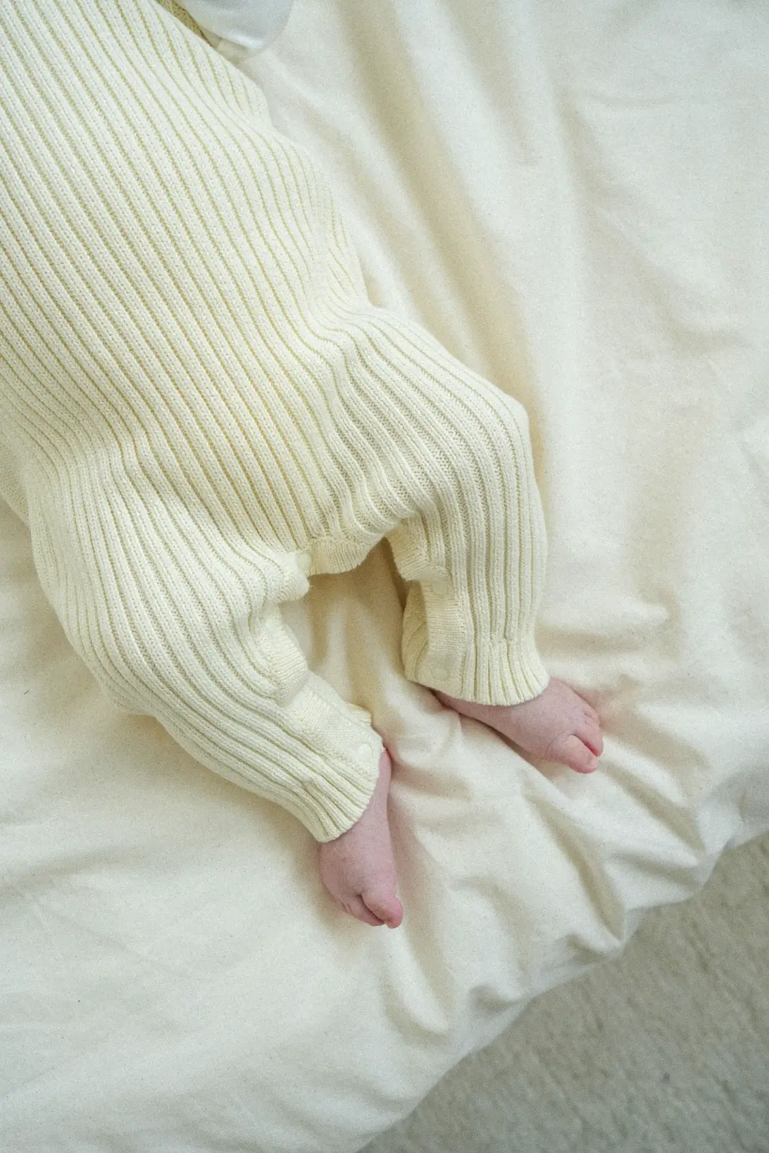 Little Dream 100% cotton knitted baby romper