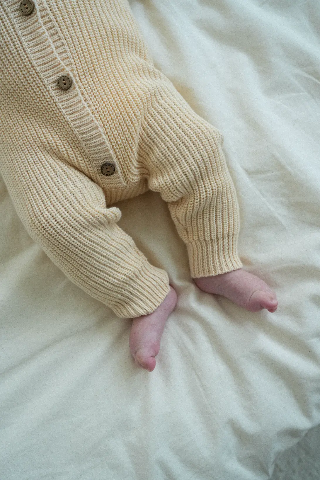 100% cotton knitted baby romper