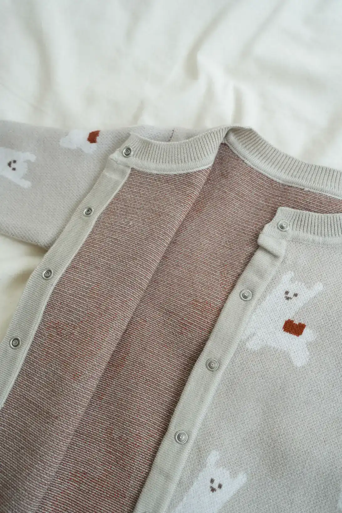 Adventure soft knitted baby romper