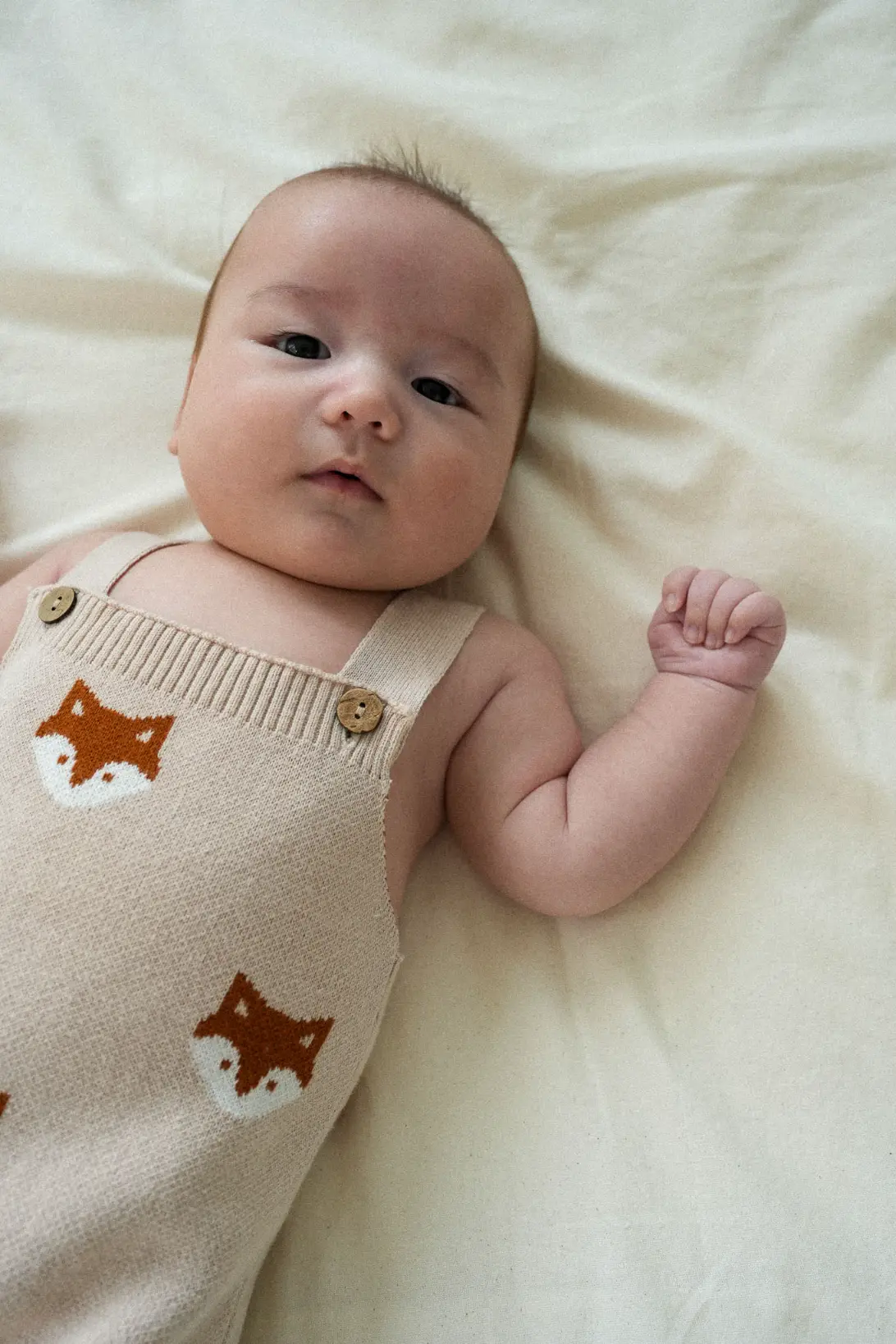 100% cotton knitted baby romper