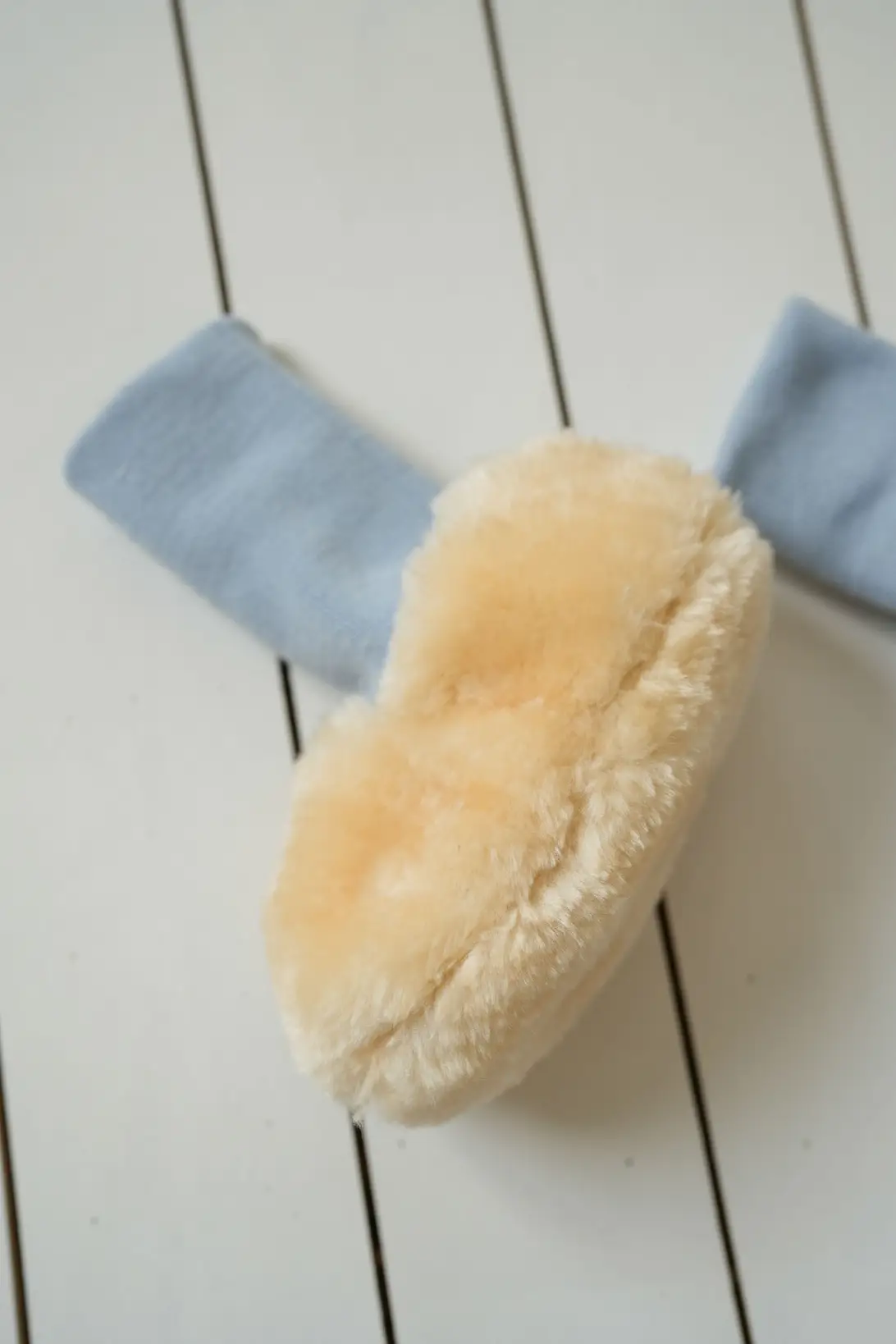 Little Cloud baby booties in Powder Blue – LULLA