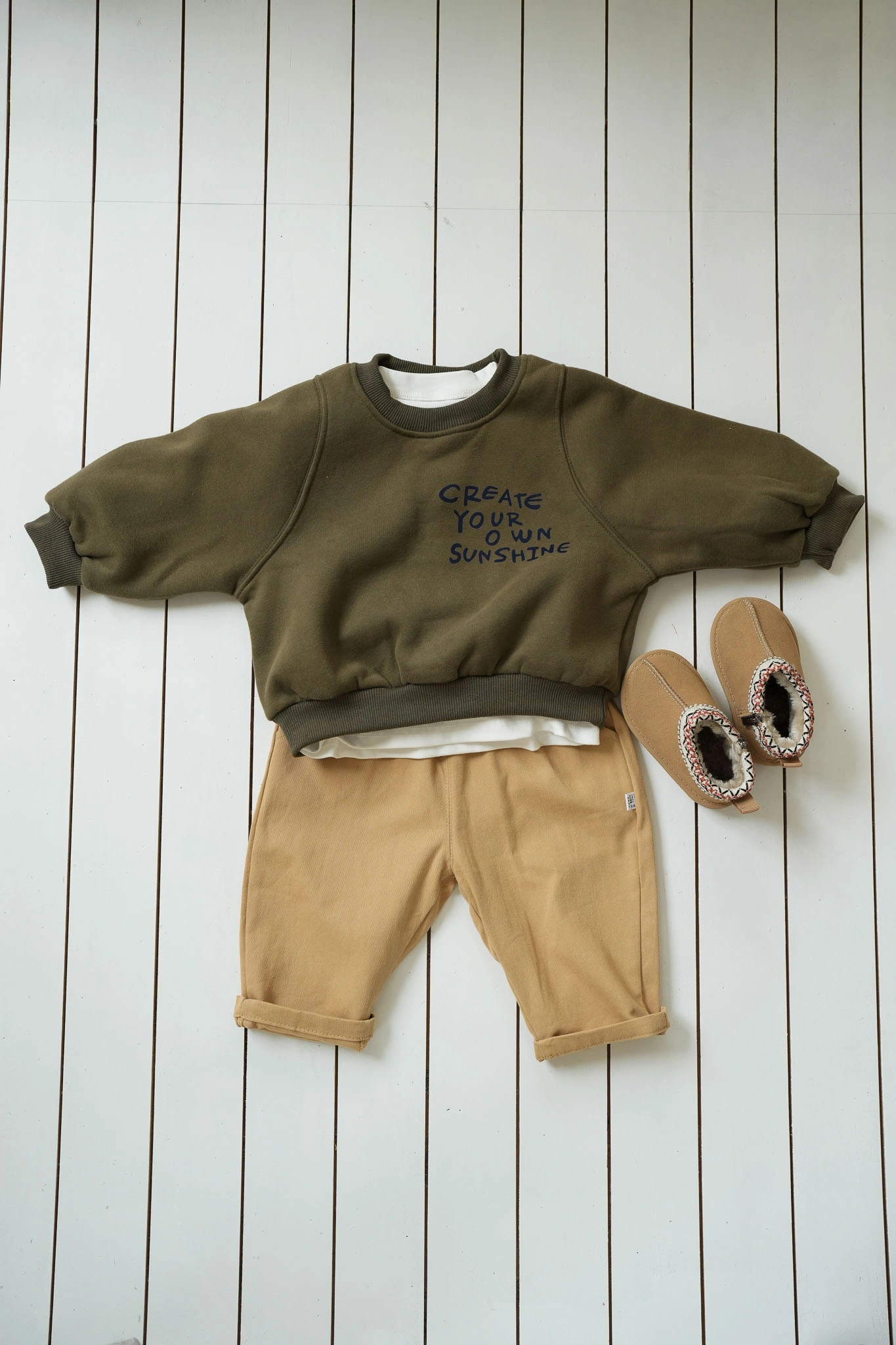cotton trousers and sweatshirt for kids